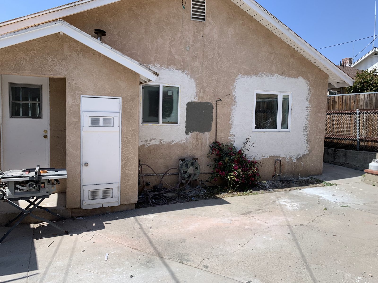 Same yard cleared after junk removal
